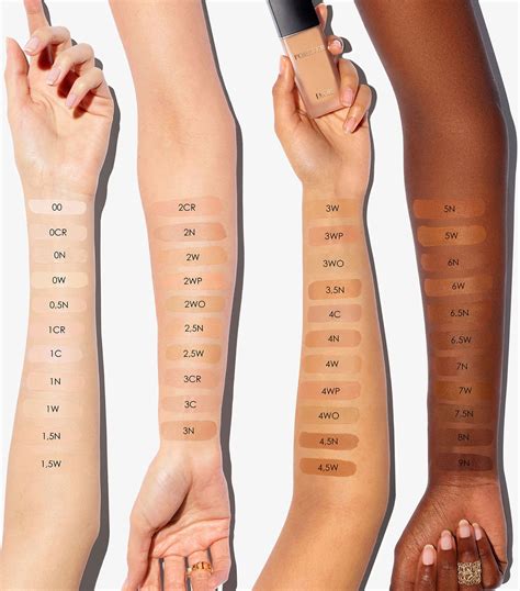 dior matte foundation swatches